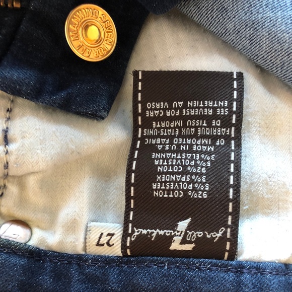 Rarely worn high-waisted 7 jeans! - Picture 7 of 8